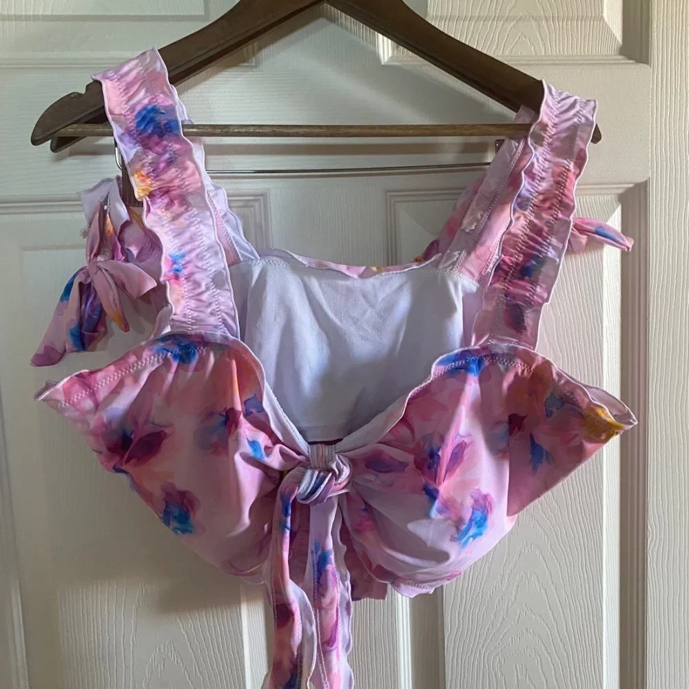 FRANKIES BIKINIS - Colby Watercolor Bikini Set
